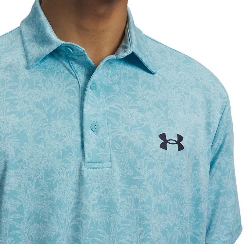 Under Armour Playoff 3.0 Printed Polo Blue Haze