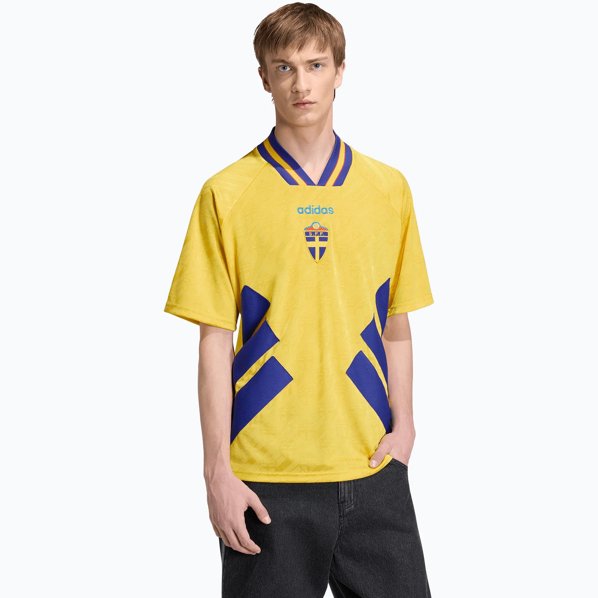 Adidas Sweden Home VM 94 matchtröja