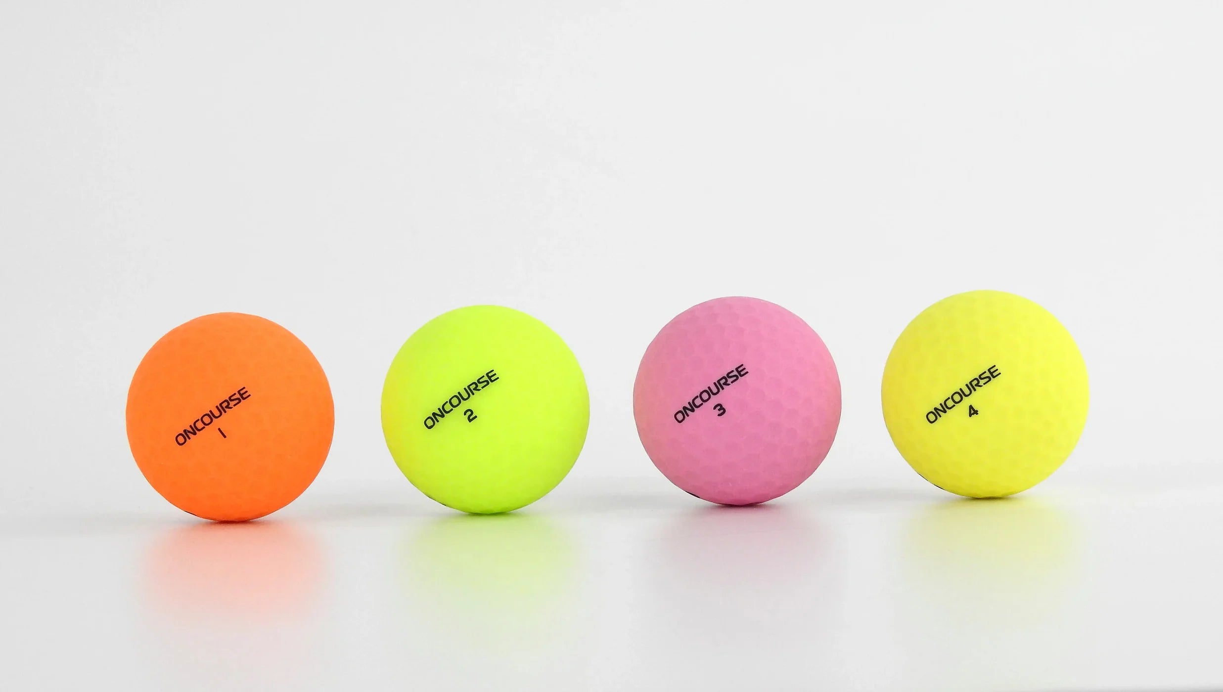 OnCourse Multi Matte Colours Golf Ball