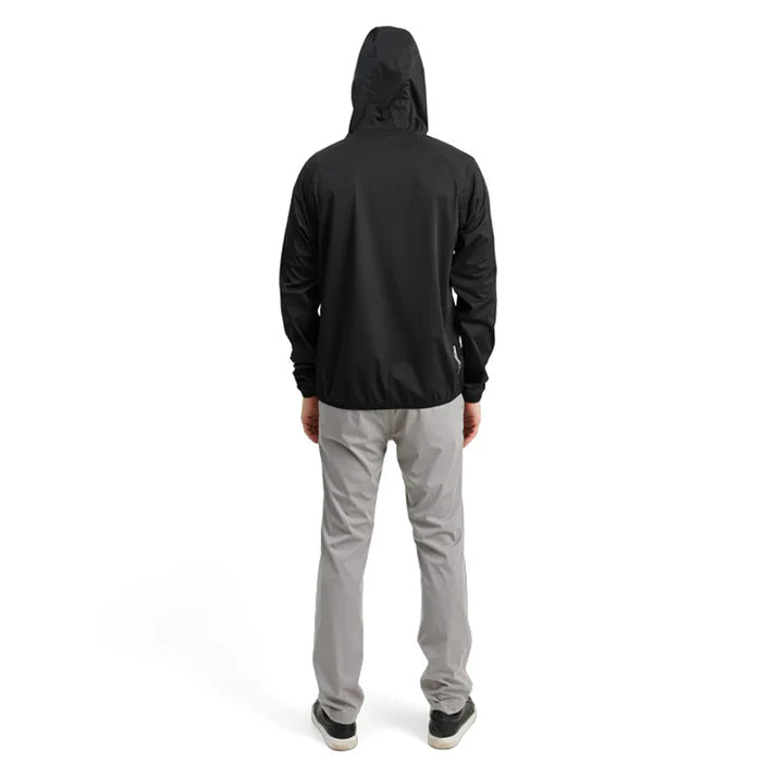 Abacus Mens Bounce Waterproof Hoodie Black